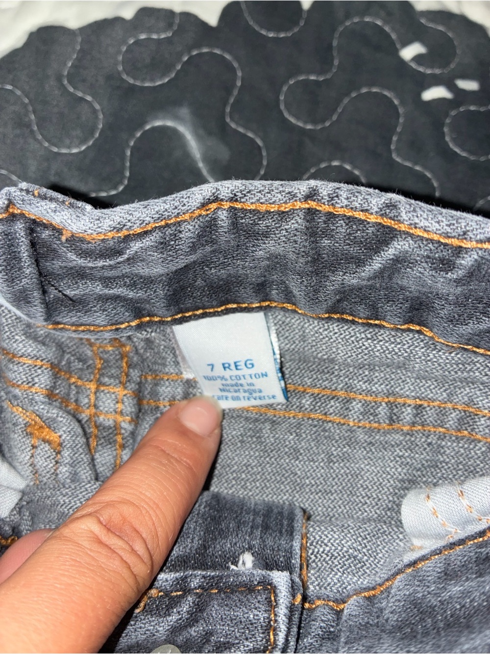Kids Black Straight-Leg Jeans - Picture 2 of 3